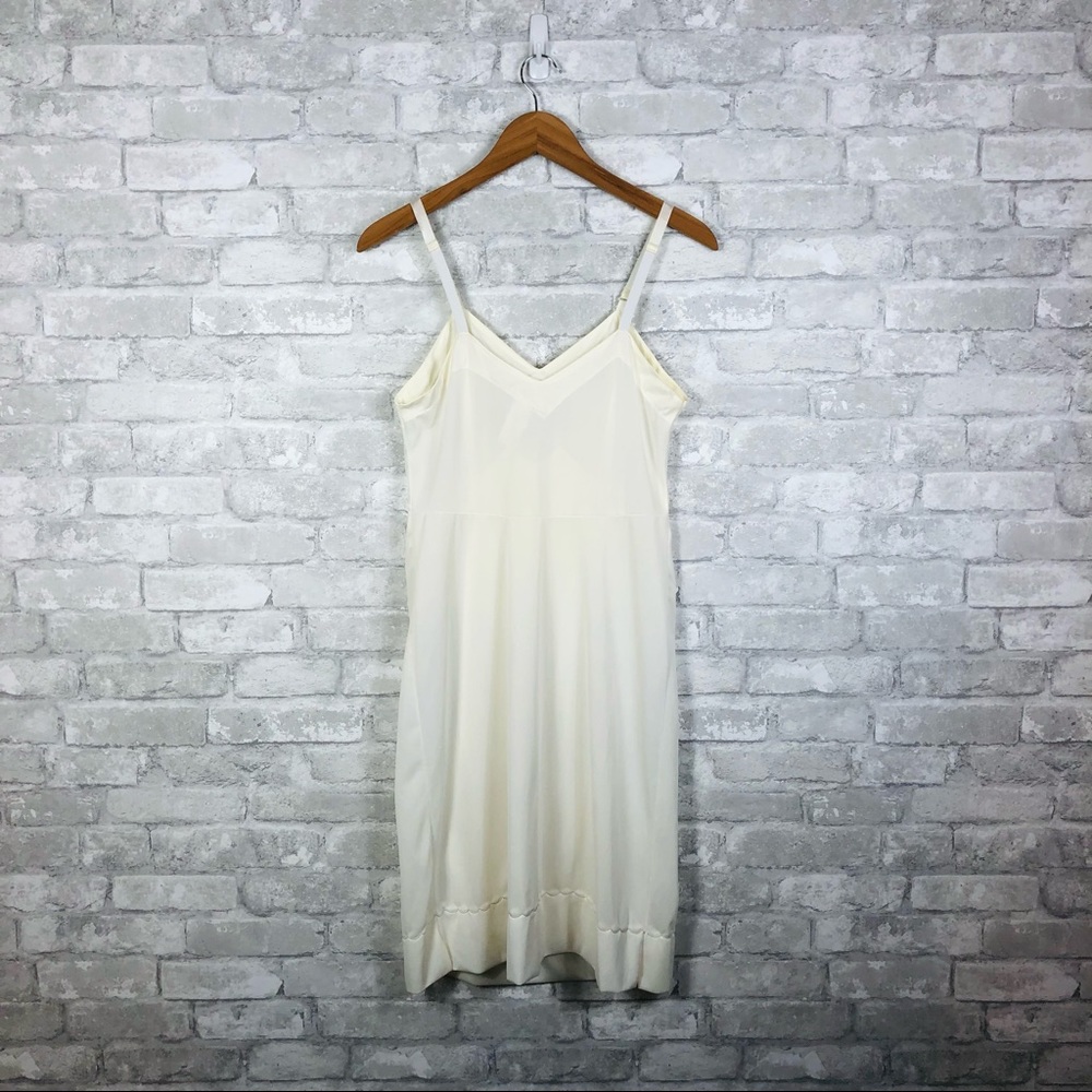Vintage Mary Barron Pullover Full Slip Off White S - Picture 8 of 13
